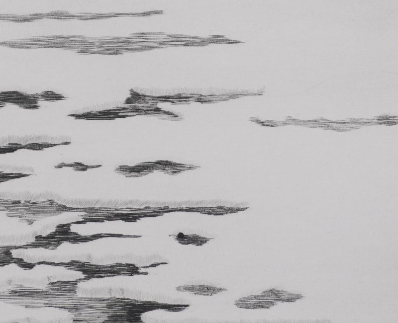 Camille COMBE : 81° Nord, Gravure originale signée
