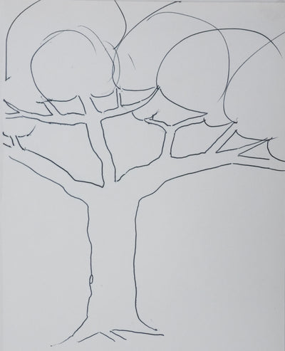 Jean-Pierre CHEVENEMENT : L'arbre libanais, Autographe et dessin original signé