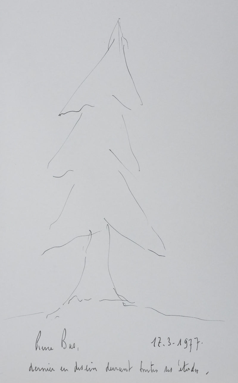 Autographe original de Pierre BAS (photo de détail 3) - Crédit photo : Galerie Art.Paris