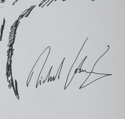 Michel JOBERT : Arbre sans ombre, Autographe et dessin original signé