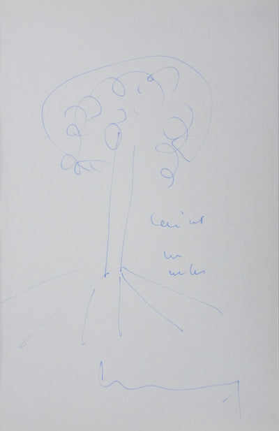 Autographe original de Edgar FAURE (vue générale) - Crédit photo : Galerie Art.Paris