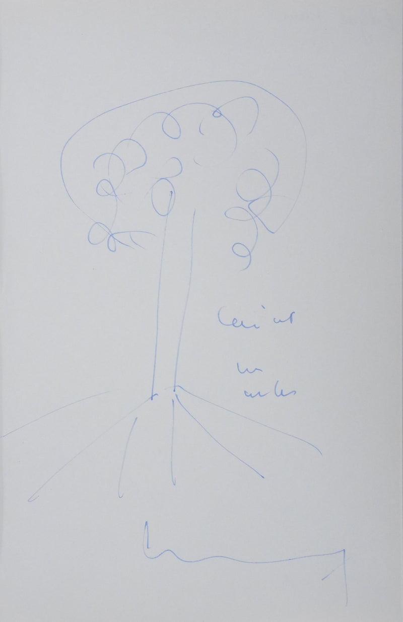 Autographe original de Edgar FAURE (vue générale) - Crédit photo : Galerie Art.Paris