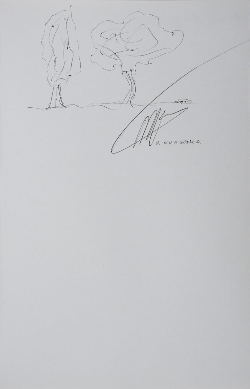 Autographe original de Roland NUNGESSER (photo de détail 2) - Crédit photo : Galerie Art.Paris