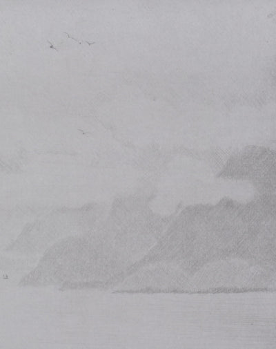 Camille COMBE : Vers le Cap Nord, Gravure originale signée