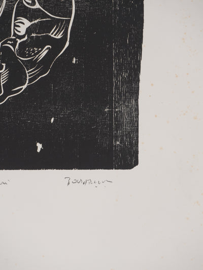 Claude BOGRATCHEW : Vanité abstraite, Gravure originale signée