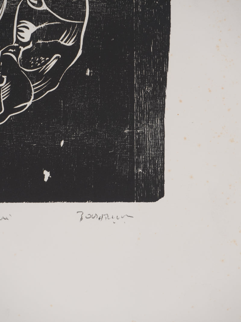 Claude BOGRATCHEW : Vanité abstraite, Gravure originale signée