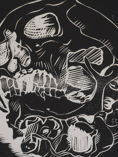 Claude BOGRATCHEW : Vanité abstraite, Gravure originale signée