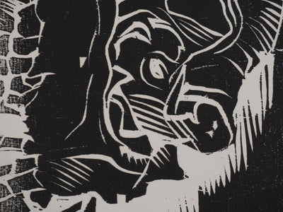 Claude BOGRATCHEW : Vanité abstraite, Gravure originale signée