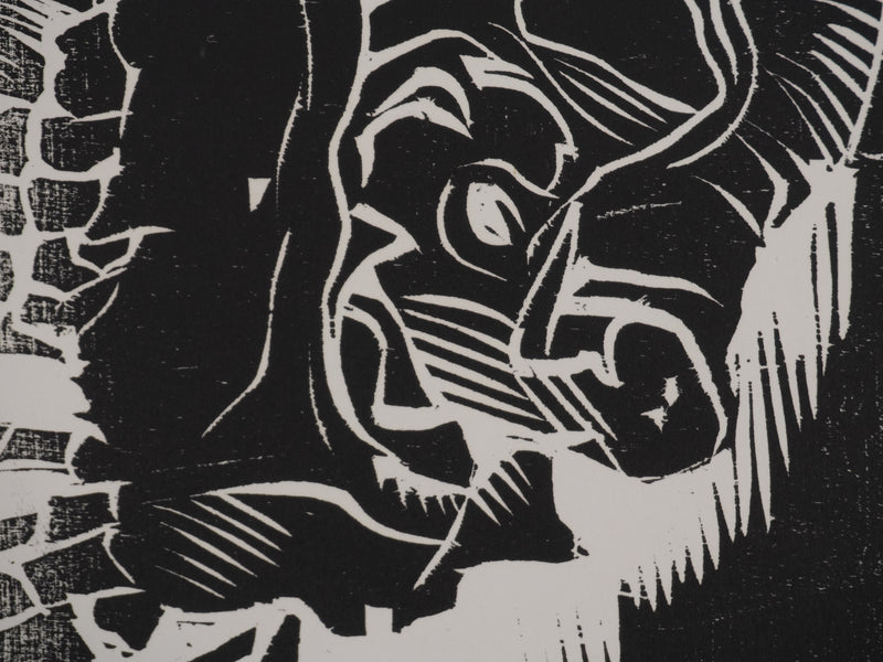 Claude BOGRATCHEW : Vanité abstraite, Gravure originale signée