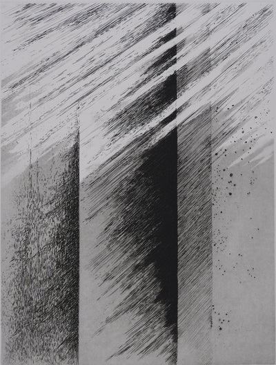 Antoine DE MARGERIE : Contraste de lumière, Gravure originale signée