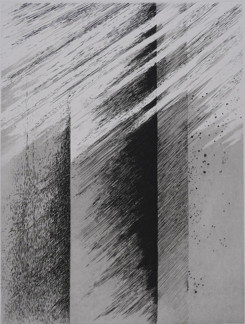 Antoine DE MARGERIE : Contraste de lumière, Gravure originale signée