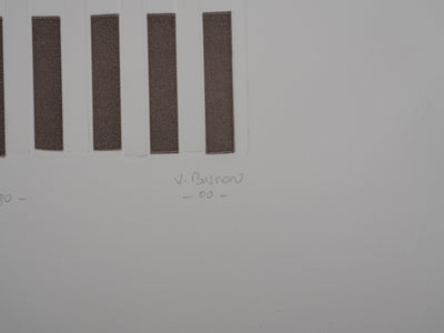 Vincent BUSSON : Abstraction corporel, Gravure originale signée