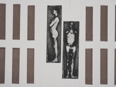 Vincent BUSSON : Abstraction corporel, Gravure originale signée