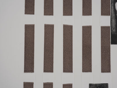 Vincent BUSSON : Abstraction corporel, Gravure originale signée