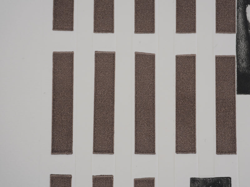 Vincent BUSSON : Abstraction corporel, Gravure originale signée