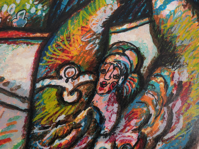 Theo TOBIASSE : Le sommeil de Jacob, Lithographie originale signée