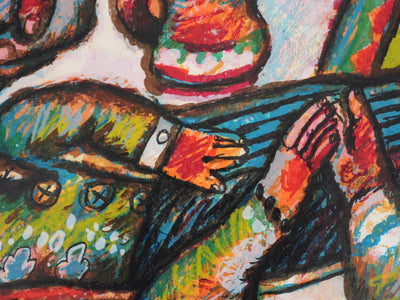 Theo TOBIASSE : Le sommeil de Jacob, Lithographie originale signée