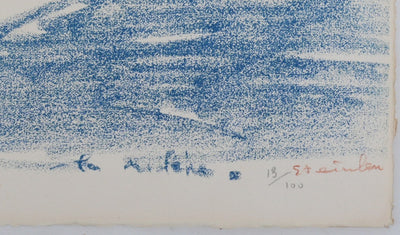 Théophile Alexandre STEINLEN : La relève, Lithographie originale signée