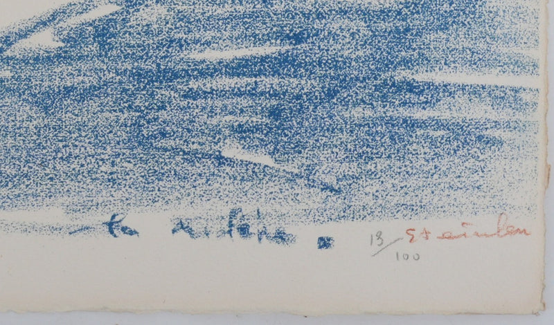 Théophile Alexandre STEINLEN : La relève, Lithographie originale signée