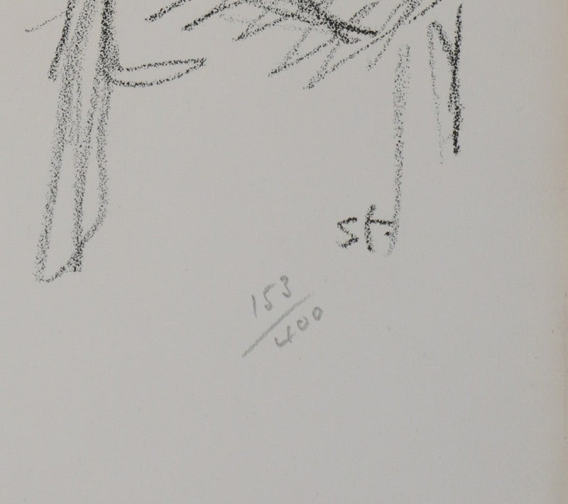Théophile Alexandre STEINLEN : Soldat en képi portant un enfant, Lithographie originale signée