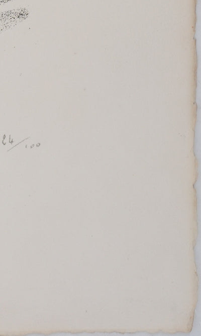 Théophile Alexandre STEINLEN : Soldat et infirmière, Lithographie originale signée