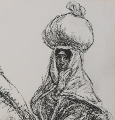 Théophile Alexandre STEINLEN : Trois femmes serbes, Lithographie originale signée