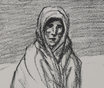 Théophile Alexandre STEINLEN : En Serbie, Lithographie originale signée