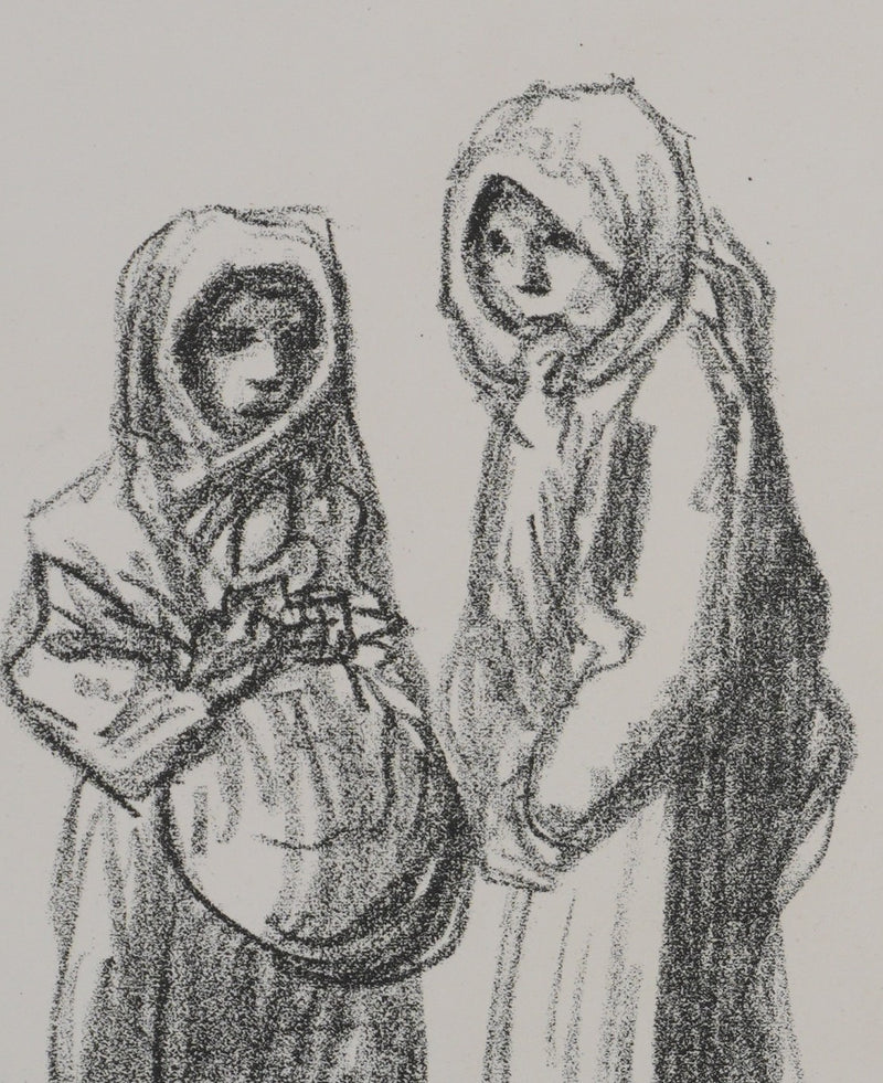 Théophile Alexandre STEINLEN : Serbes, Lithographie originale signée
