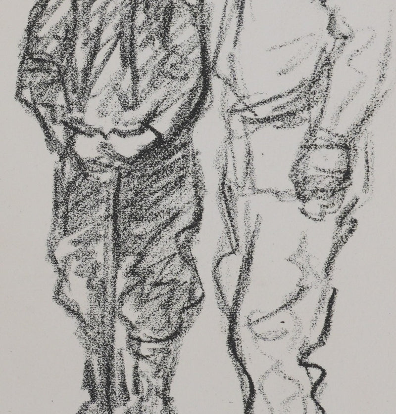 Théophile Alexandre STEINLEN : Serbes, Lithographie originale signée