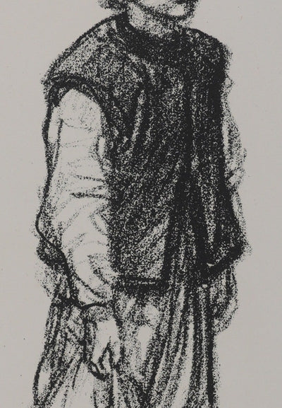 Théophile Alexandre STEINLEN : Enfant serbe, Lithographie originale signée
