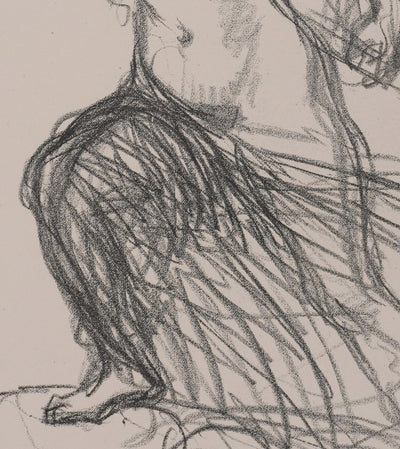 Théophile Alexandre STEINLEN : La poilue, Lithographie originale signée