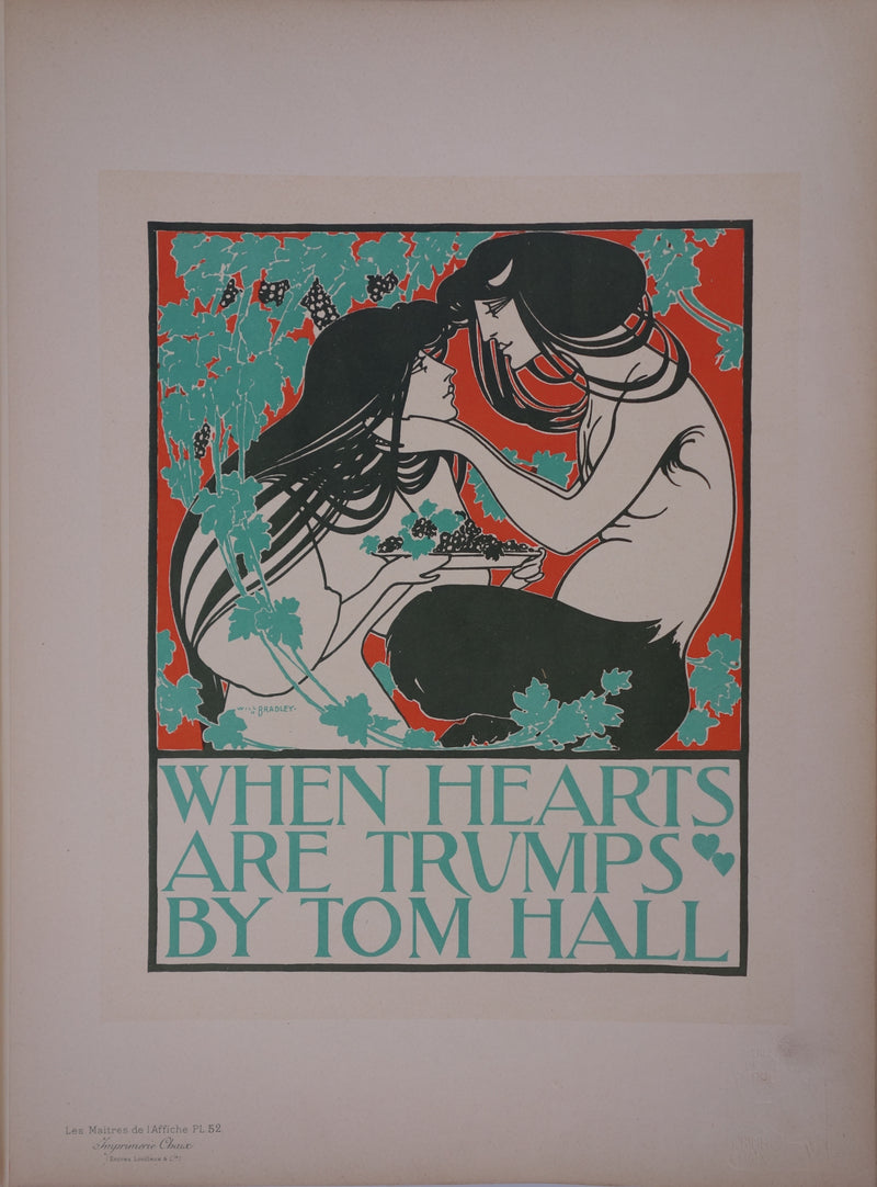 William BRADLEY : Moment de douceur, Lithographie originale signée