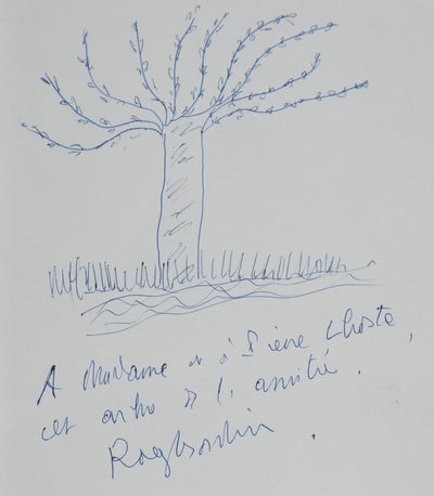 Autographe original de Roger BORDIER (vue générale) - Crédit photo : Galerie Art.Paris