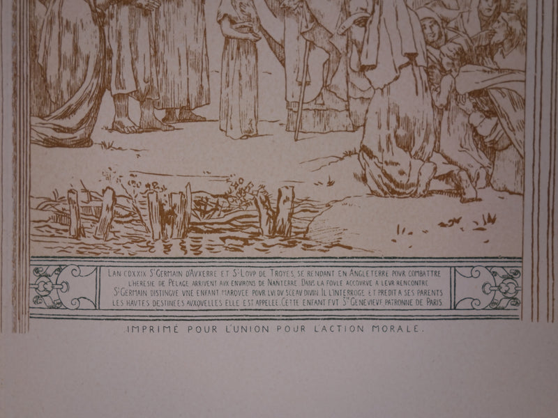 Pierre PUVIS DE CHAVANNES: Hope, Original signed lithograph