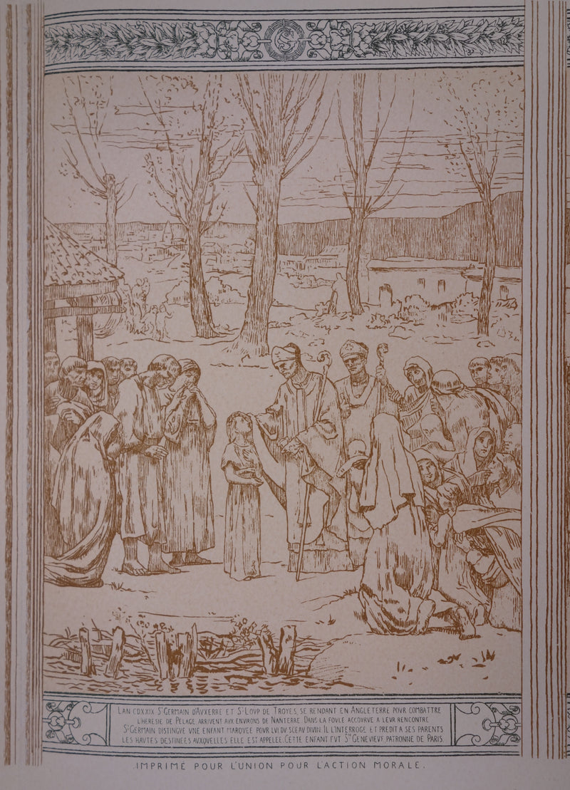Pierre PUVIS DE CHAVANNES: Hope, Original signed lithograph