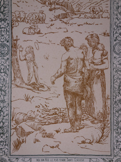 Pierre PUVIS DE CHAVANNES: Hope, Original signed lithograph