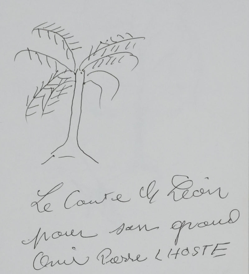 Autographe original de Charles LEON (photo de détail 3) - Crédit photo : Galerie Art.Paris