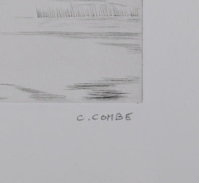 Camille COMBE : Au pays de Weber, Gravure originale signée