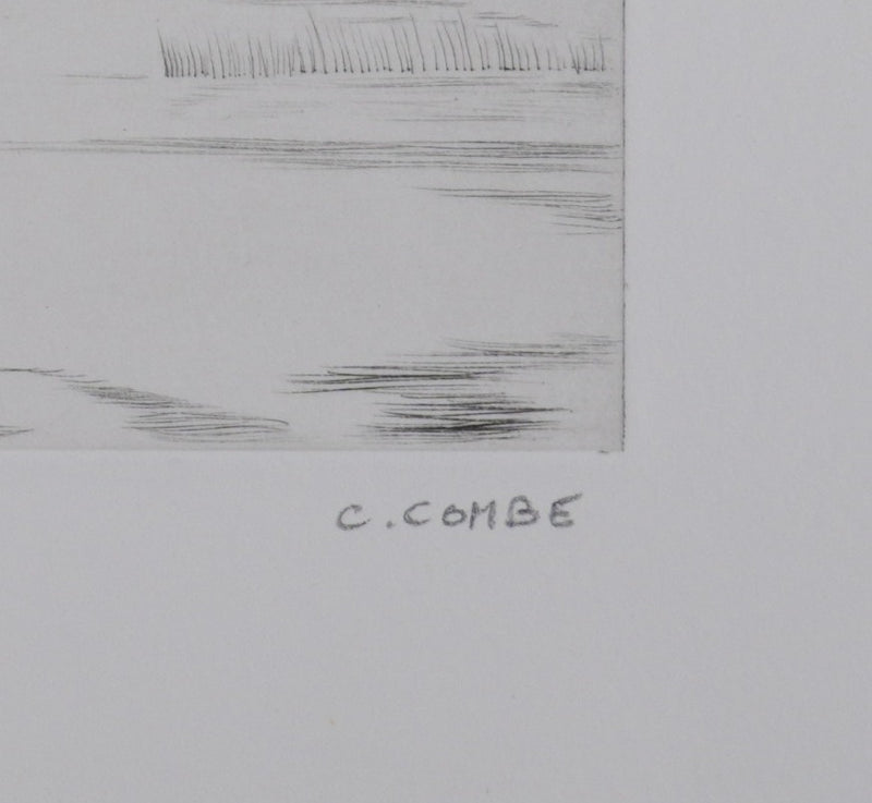 Camille COMBE : Au pays de Weber, Gravure originale signée
