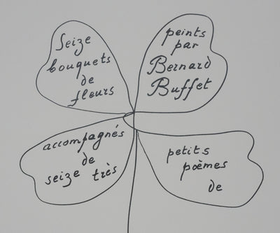 Louise DE VILEMORIN : Le trèfle à quatre feuilles, Lithographie originale signée