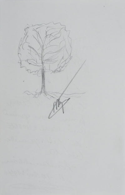 Autographe original de Charles LEON (photo de détail 5) - Crédit photo : Galerie Art.Paris