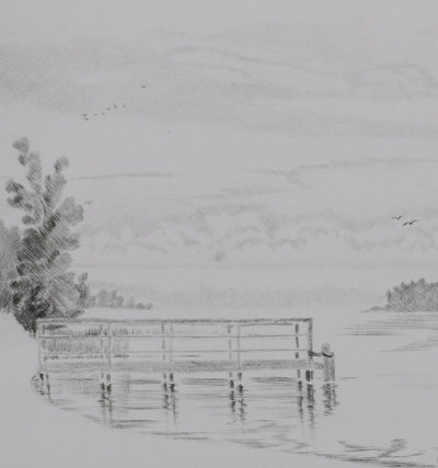 Camille COMBE : Au pays de Weber, Gravure originale signée