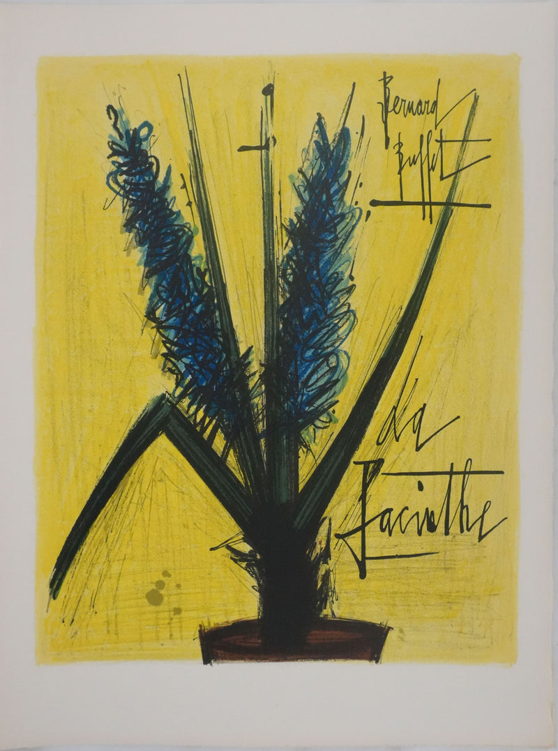 Bernard BUFFET : La jacinthe, Lithographie originale signée