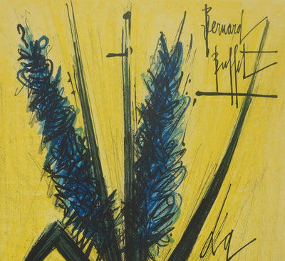 Bernard BUFFET : La jacinthe, Lithographie originale signée