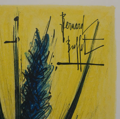 Bernard BUFFET : La jacinthe, Lithographie originale signée