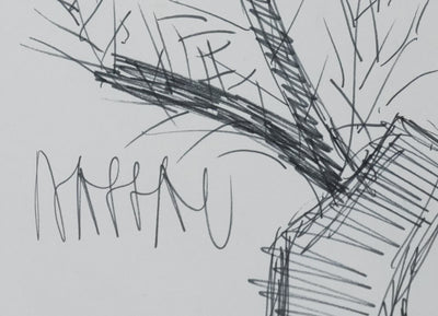 Autographe original de P. DASSAU (photo de détail 2) - Crédit photo : Galerie Art.Paris