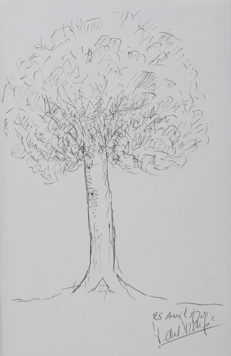 Autographe original de Paul DEL PERUGIA (vue générale) - Crédit photo : Galerie Art.Paris