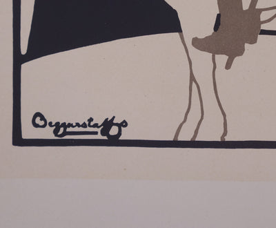ADA J. &amp; W. BEGGARSTAFF, Harper's Magazine, 1895, Original signed lithograph