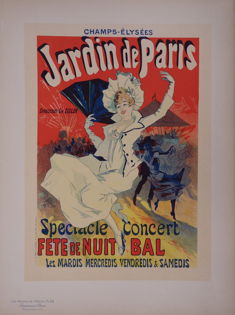 Jules CHERET : Femme à l&