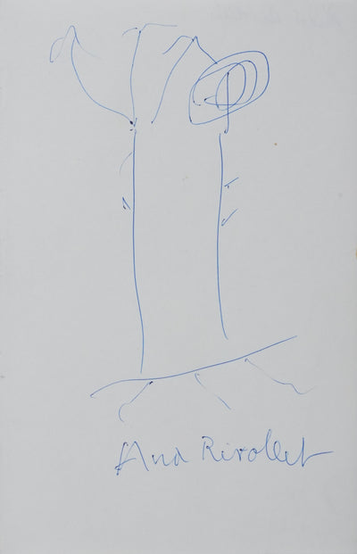 Autographe original de André RIVOLLET (vue générale) - Crédit photo : Galerie Art.Paris